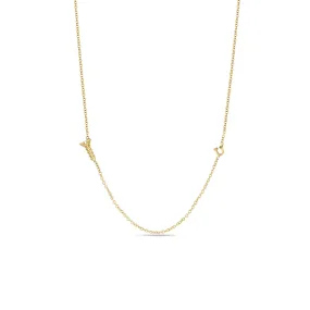 14k Gold Screw "U" Necklace