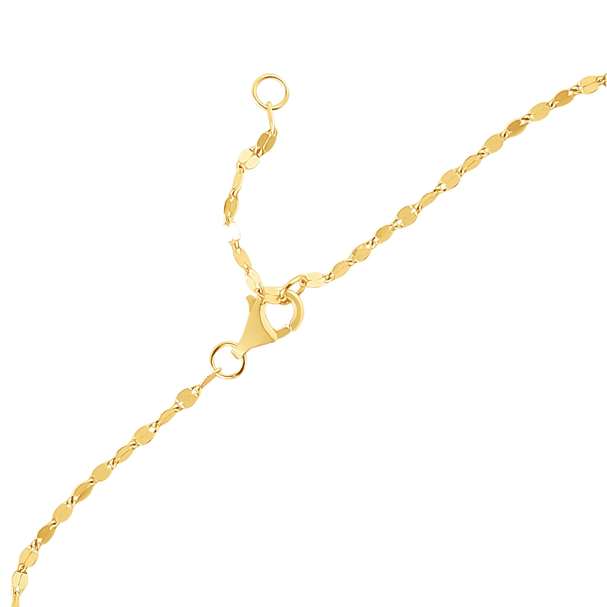 925 Yg flash plated 6.5" 1" Hello Kitty Bracelet