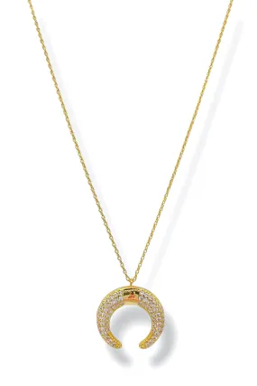 Along For The Ride Horn Necklace