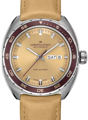 American Classic Pan Europ Day Date Auto Beige Ref. H35435820