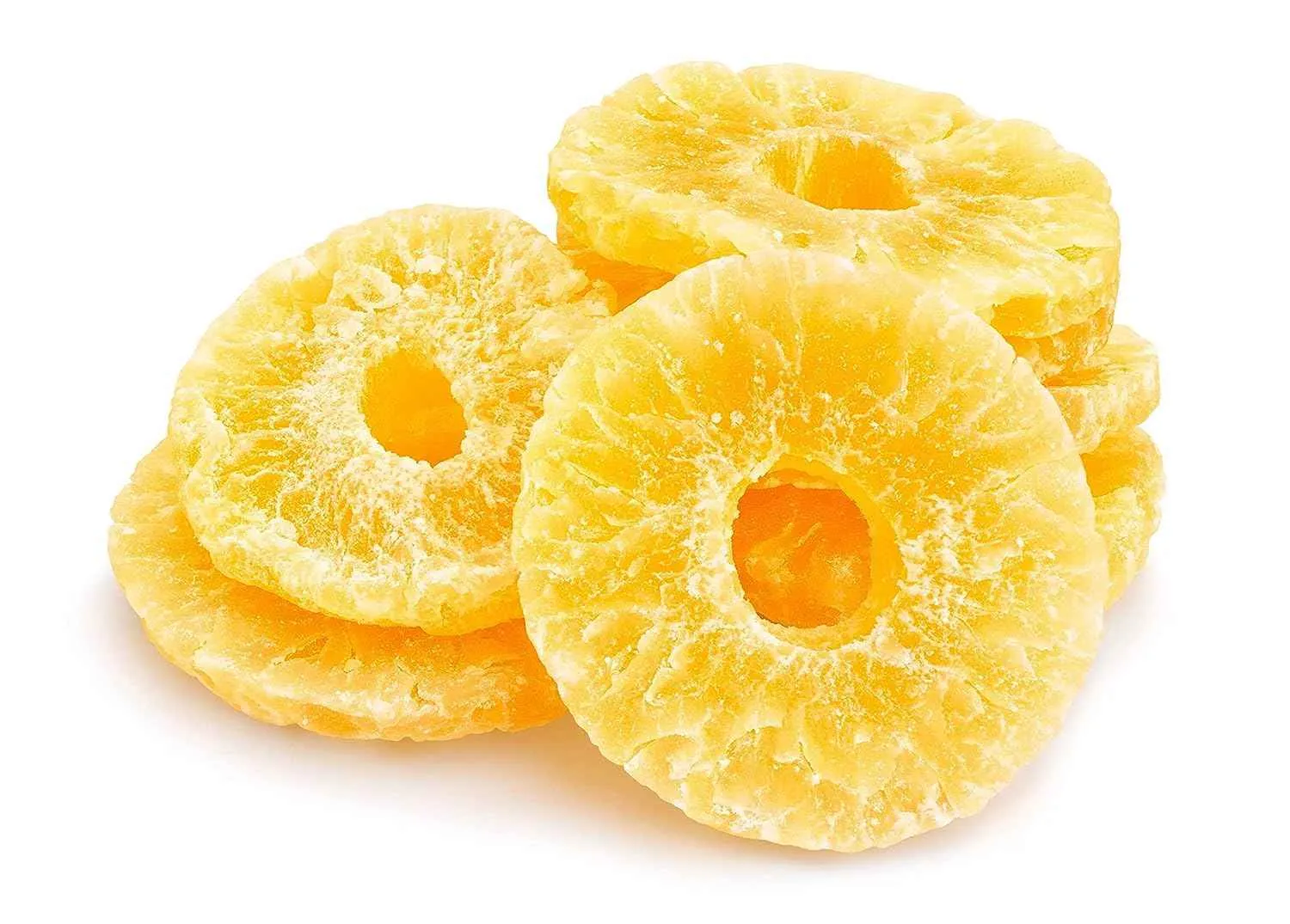 Anna and Sarah Dehydrated Pineapple Ring Slice 60-75 mm, Normal Sugar, (SO2 less than300 ppm) Fresh Sweet Dried Tropical Pineapple Slices for Snacking & Baking in Resealable Bag 16 Oz