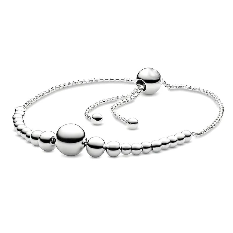 Beads Connected Together Adjustable Bracelet