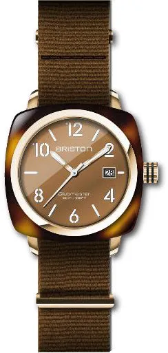 BRIS Watch Clubmaster Classic 3 Hands Caramel