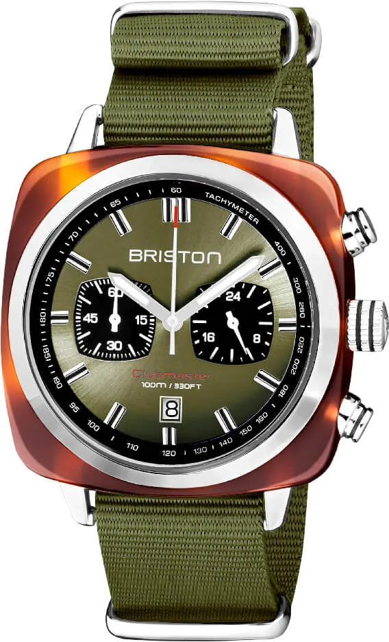 BRIS Watch Clubmaster Classic SpORSt Green Olive