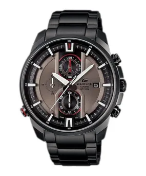 Casio Edifice EFR-533BK-8A Super ILLUMINATOR Black Stainless Steel Watch