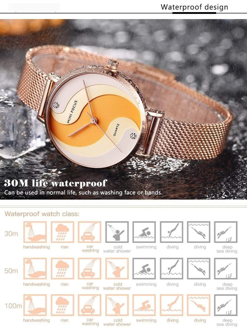 Casual Creative Stylish Stainless Steel Quartz Gift Watches for Women
