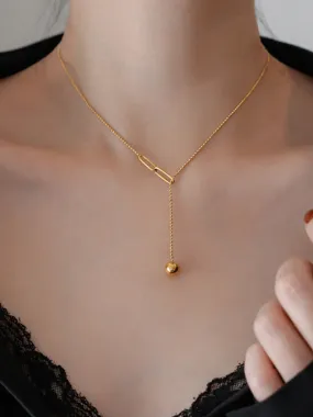 Chicmy-Simple Normcore Solid Color Necklaces Accessories