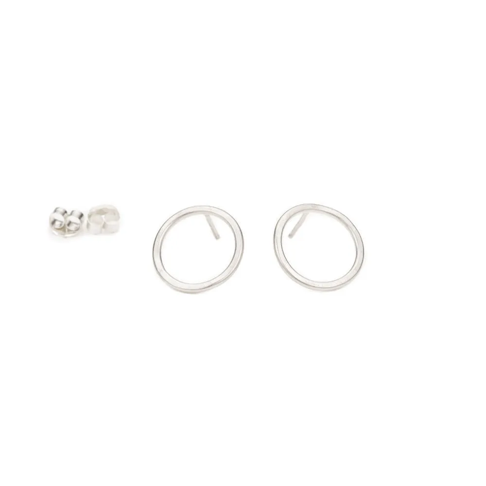 Circle Stud Earrings