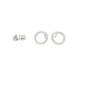 Circle Stud Earrings