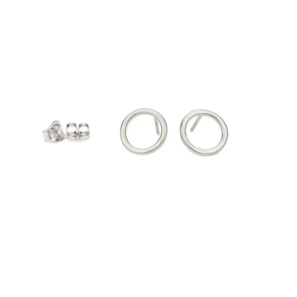 Circle Stud Earrings
