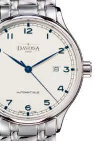 Classic Automatic Swiss-Made White Blue Executive Watch 16145611