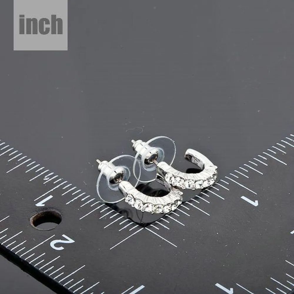 Classic Crystal Stud Earrings
