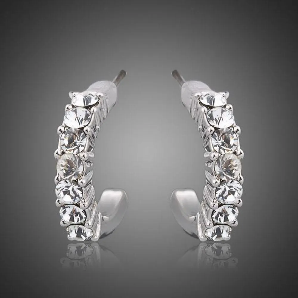 Classic Crystal Stud Earrings