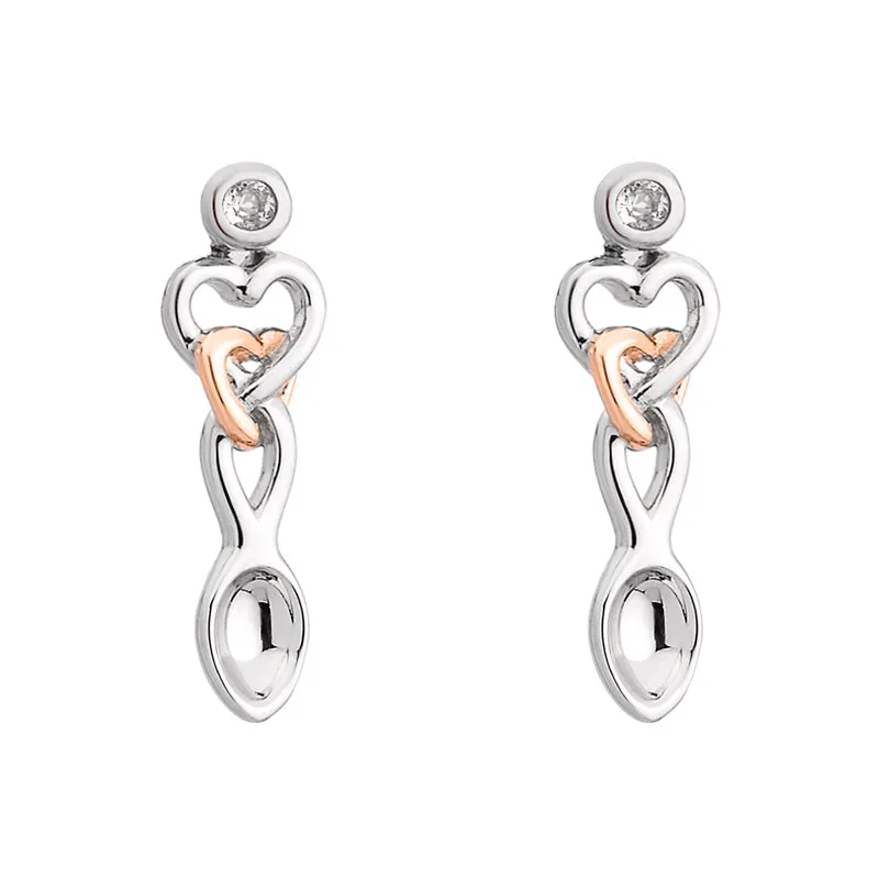 Clogau Lovespoons Sterling Silver Earrings D
