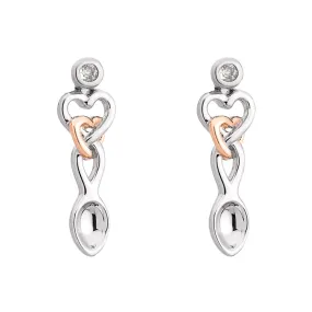 Clogau Lovespoons Sterling Silver Earrings D
