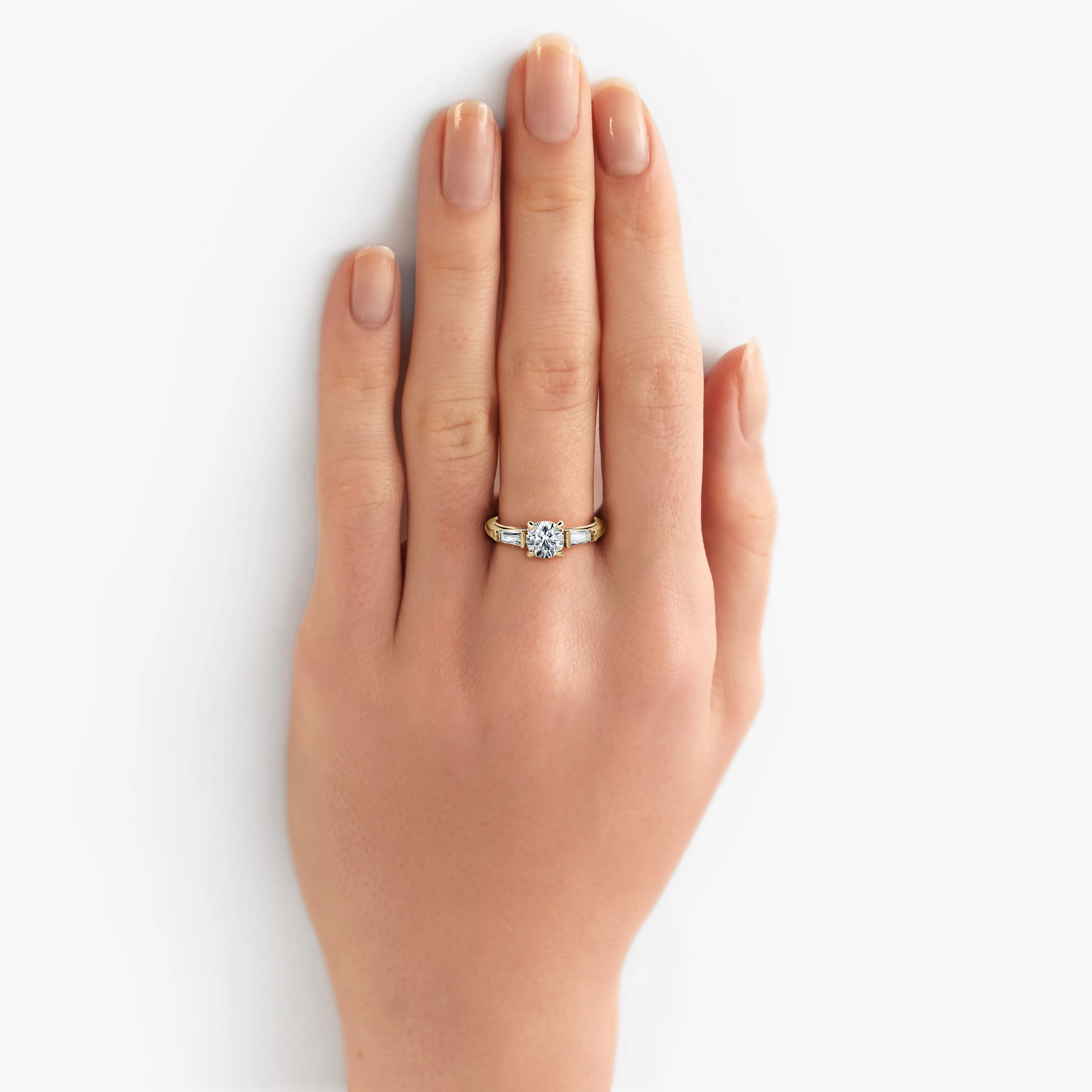 Cycad engagement ring