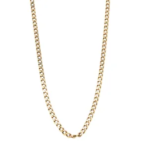 Deja Vu 9ct Yellow Gold Curb Chain