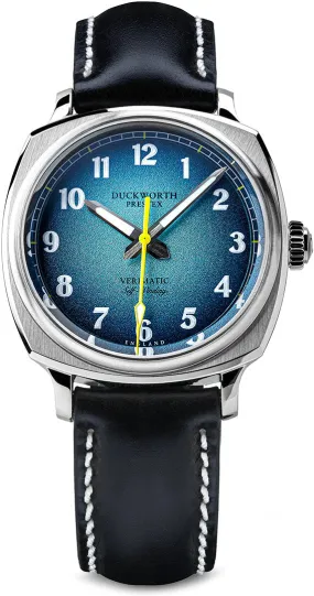 Duckworth Prestex Verimatic Blue Fume Black Leather