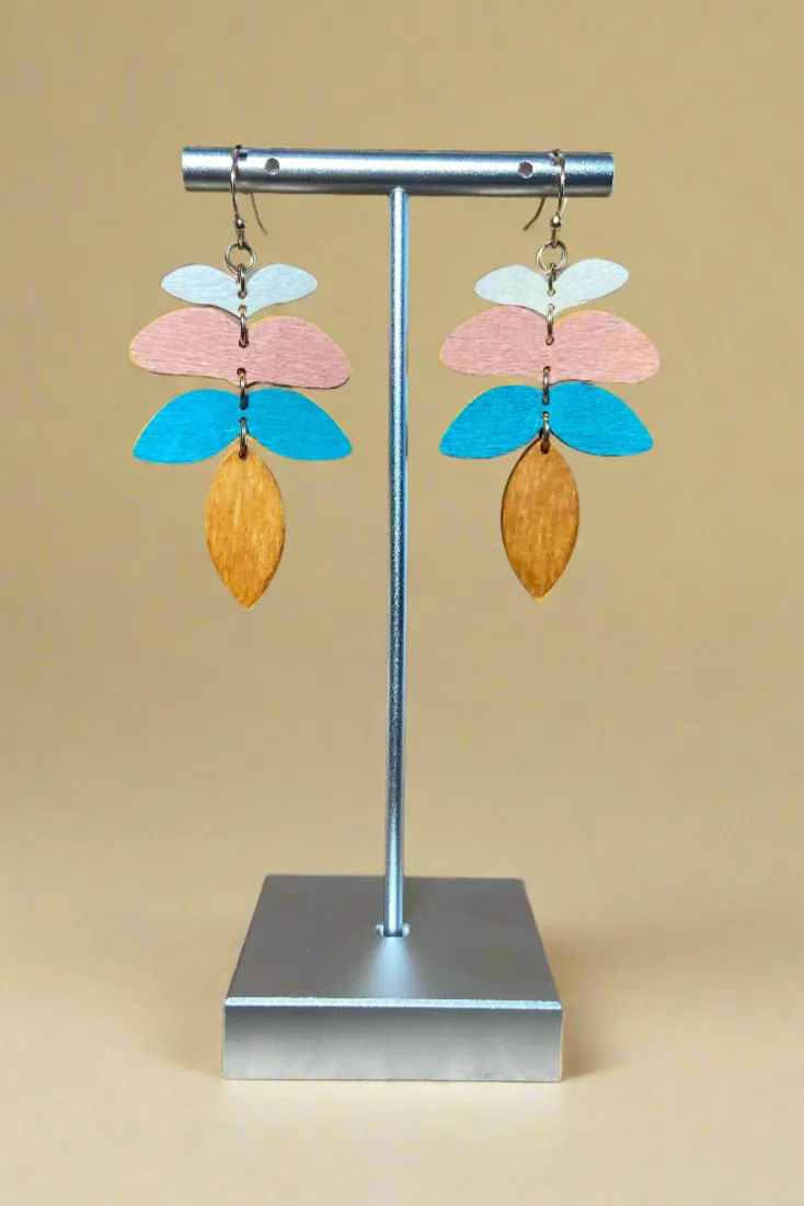 Dyed Drop Earrings