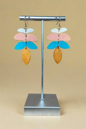 Dyed Drop Earrings