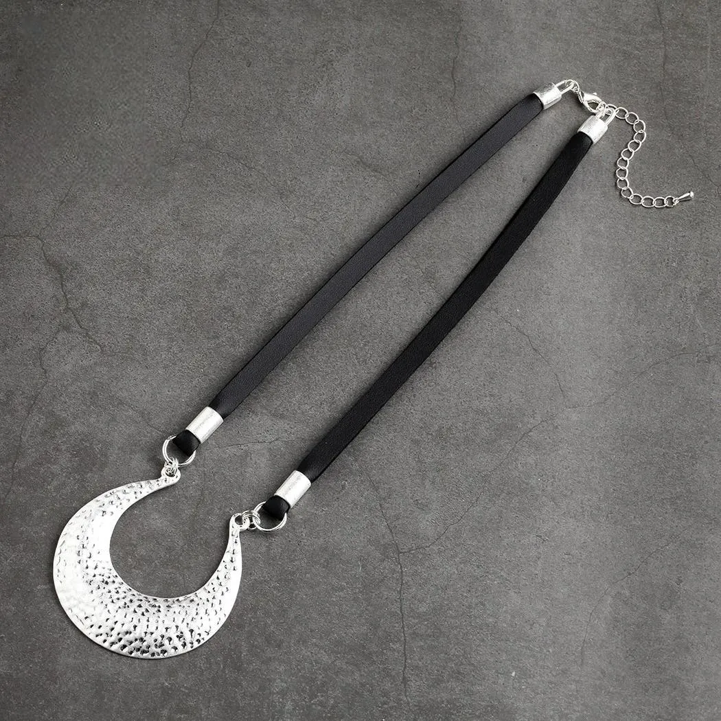 Fashion Jewelry Choker Necklaces for Women Silver Color Pendants