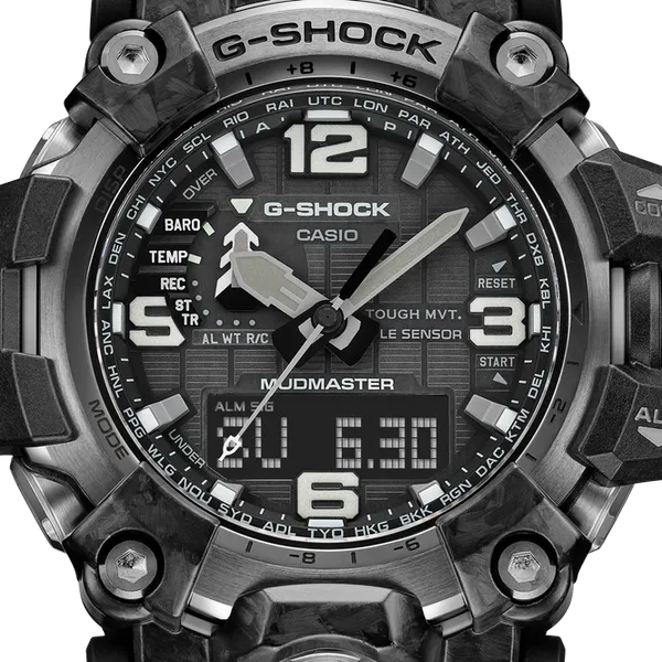 G-Shock GWG2000-1A1 Mudmaster Tough Solar Shock Resistant Black