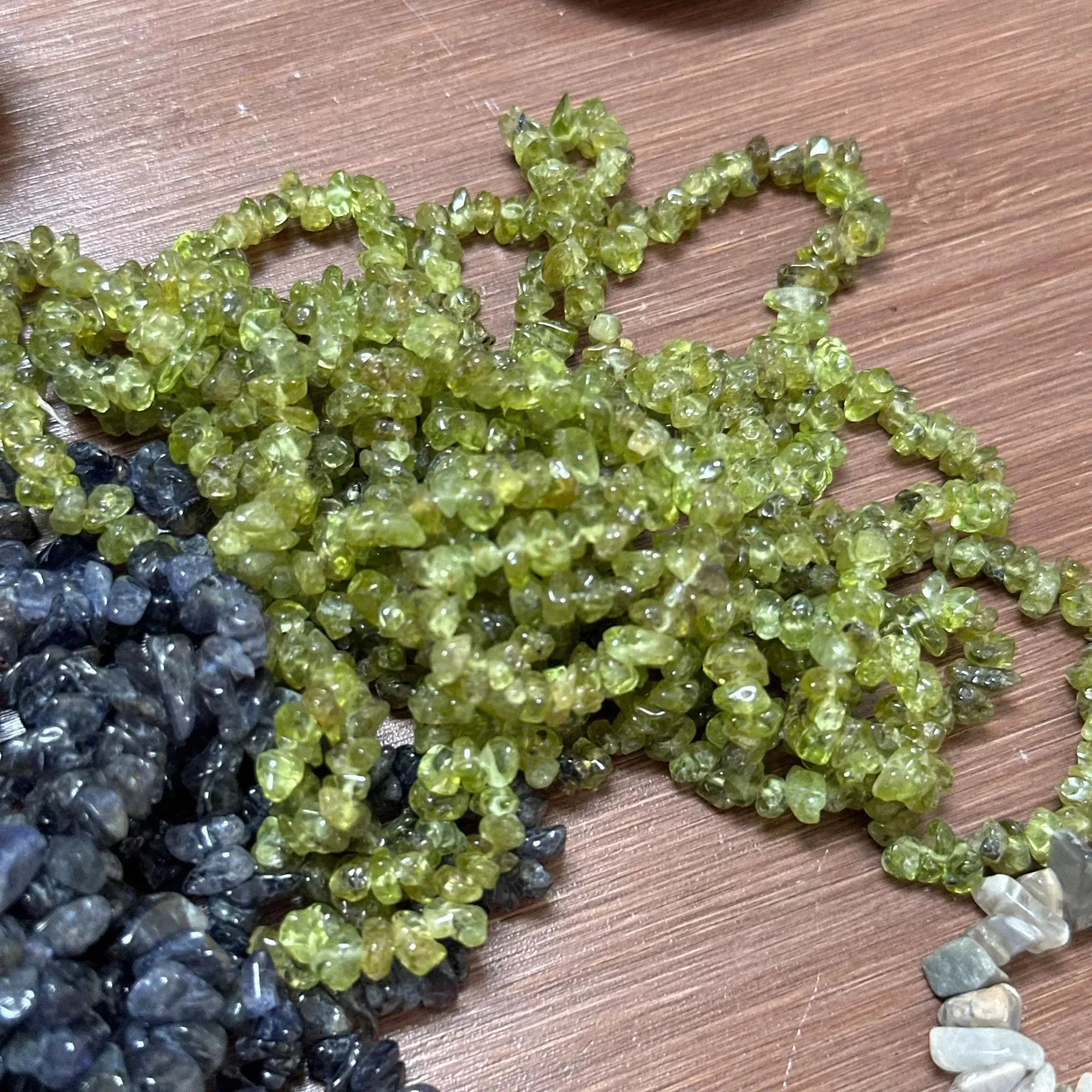 Gemstone Chip Necklaces 33 nch