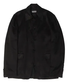 Gleaming Cupro Sample Blazer