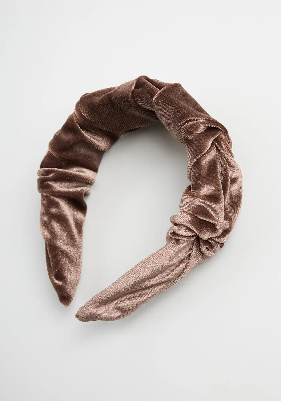 Gleaming Gala Velvet Headband