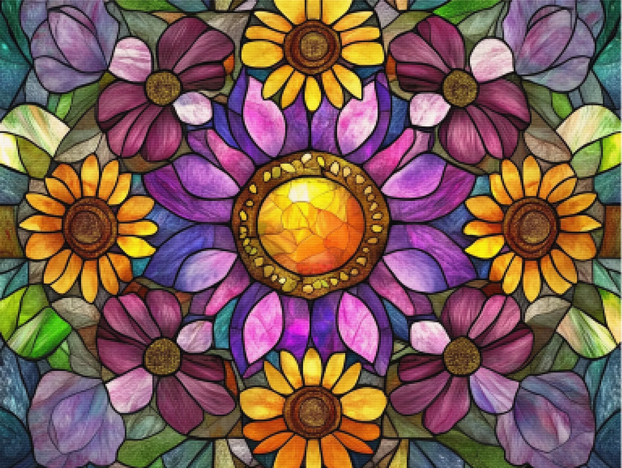 Gleaming Garden Mandala
