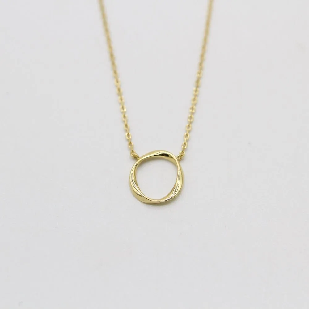 Gold Swirl Necklace
