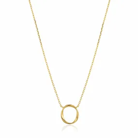 Gold Swirl Necklace