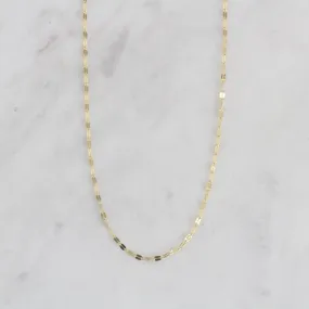 Gold Vermeil Tiny Link Necklace