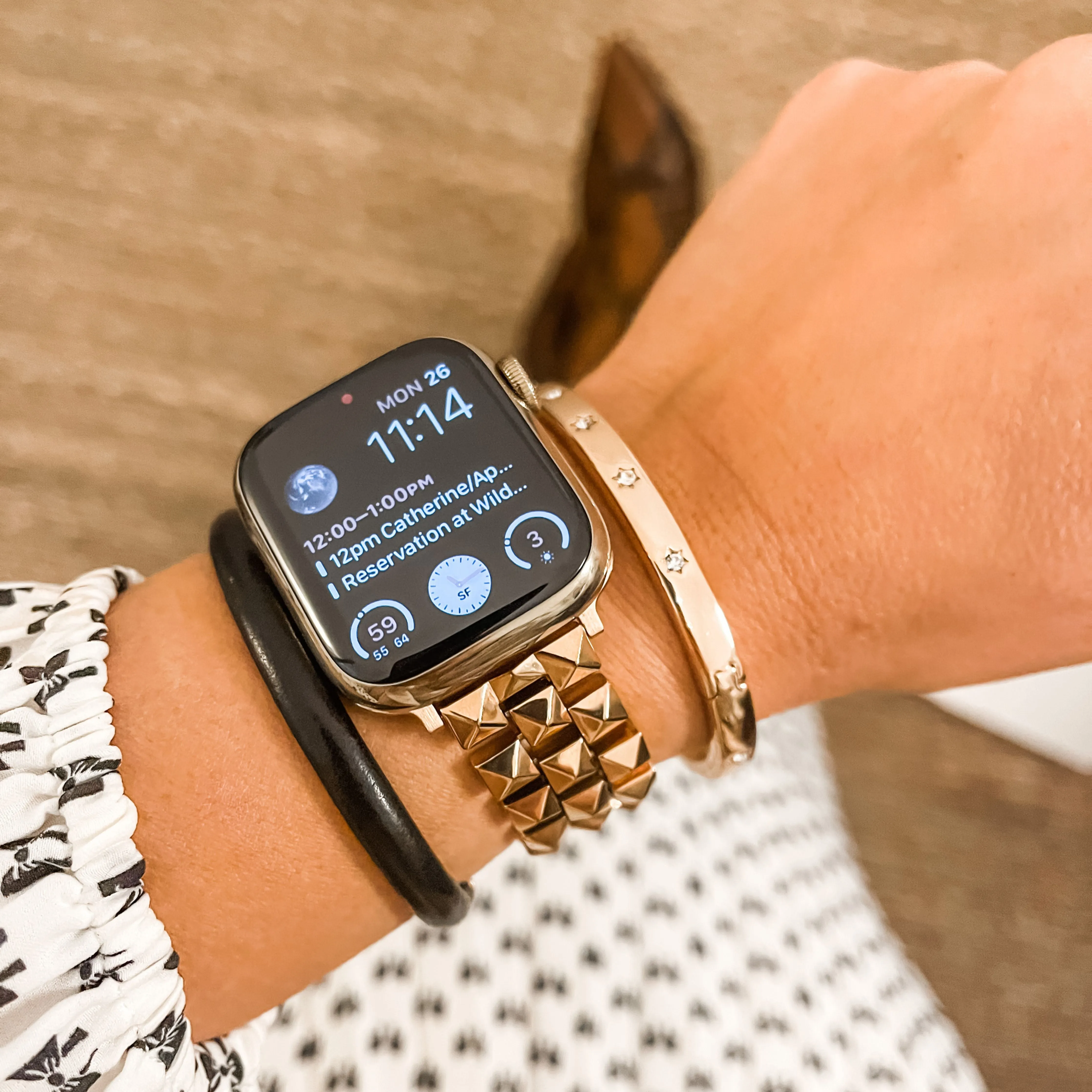 Goldenerre Stud Band for the Apple Watch