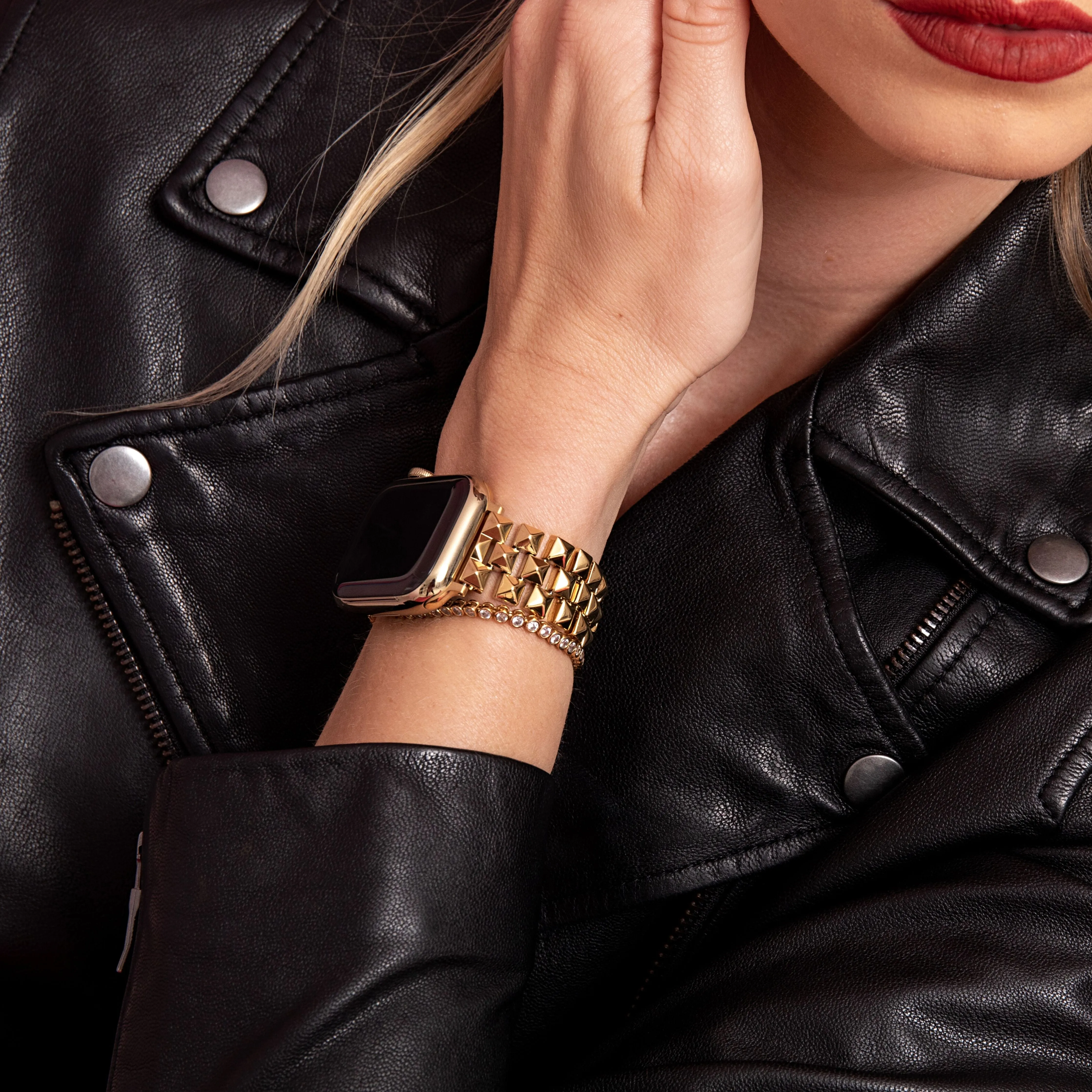 Goldenerre Stud Band for the Apple Watch