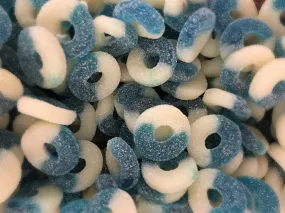 Gummi Blue Raspberry Rings