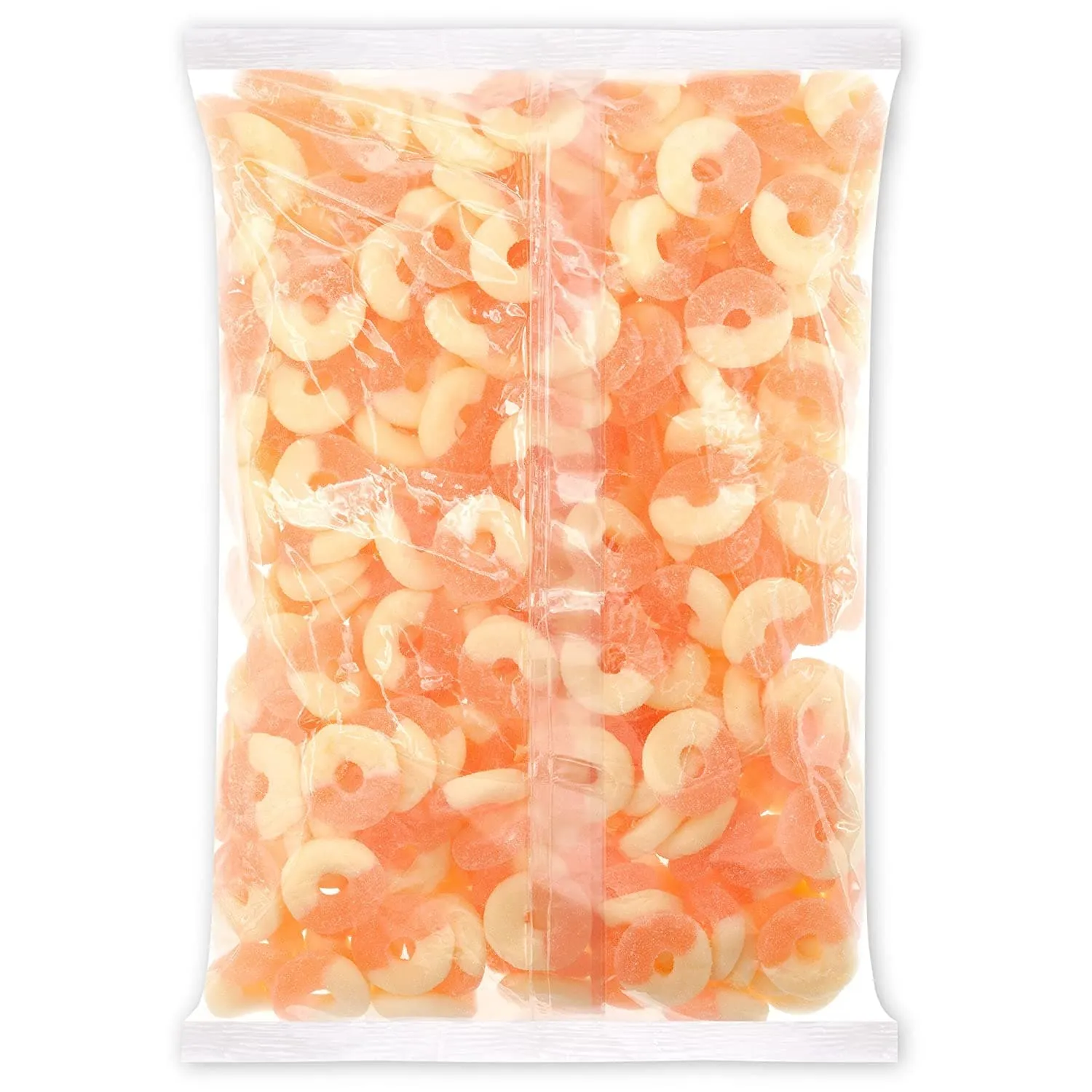 Gummi Strawberry Banana Rings 4.5 lb. Bag