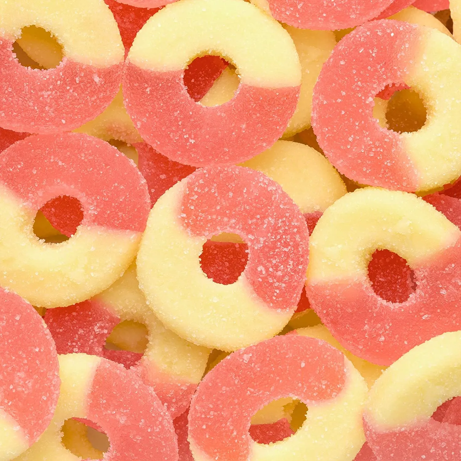 Gummi Strawberry Banana Rings 4.5 lb. Bag