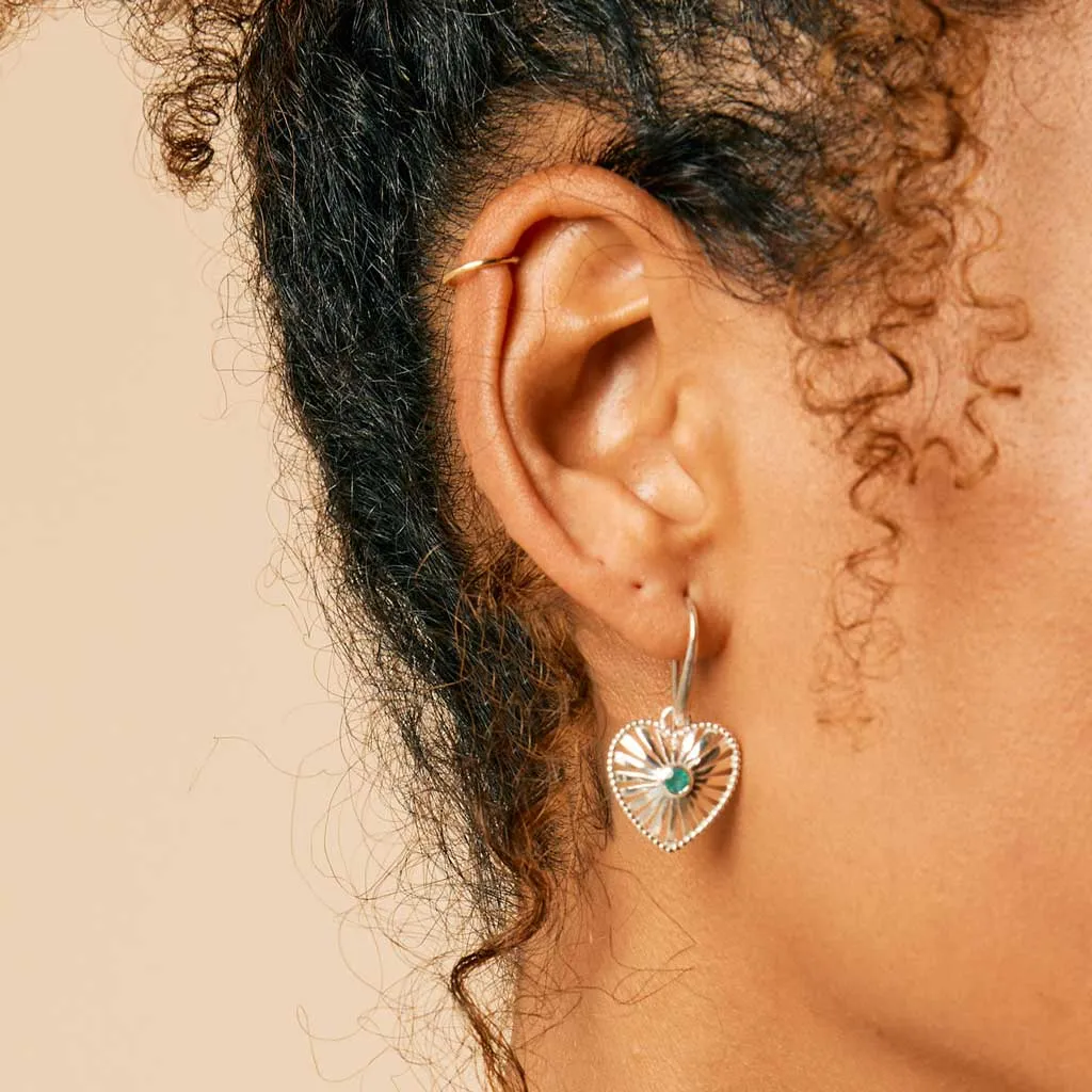 Heart Rays Earrings