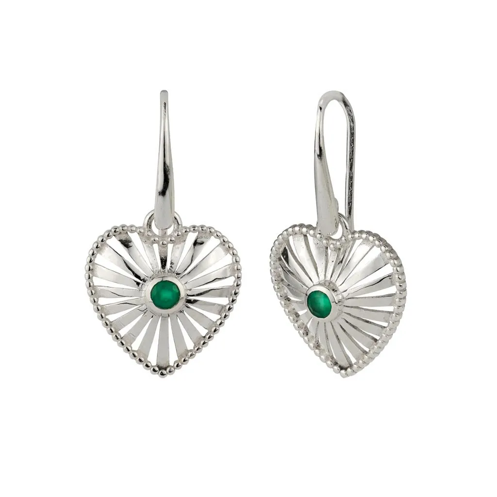 Heart Rays Earrings