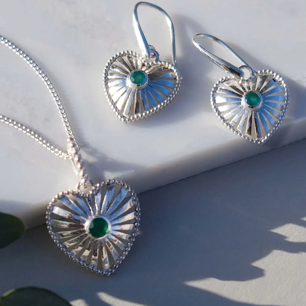 Heart Rays Earrings
