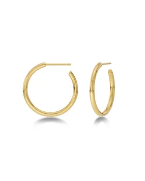 Hoops Earrings Gold Medium
