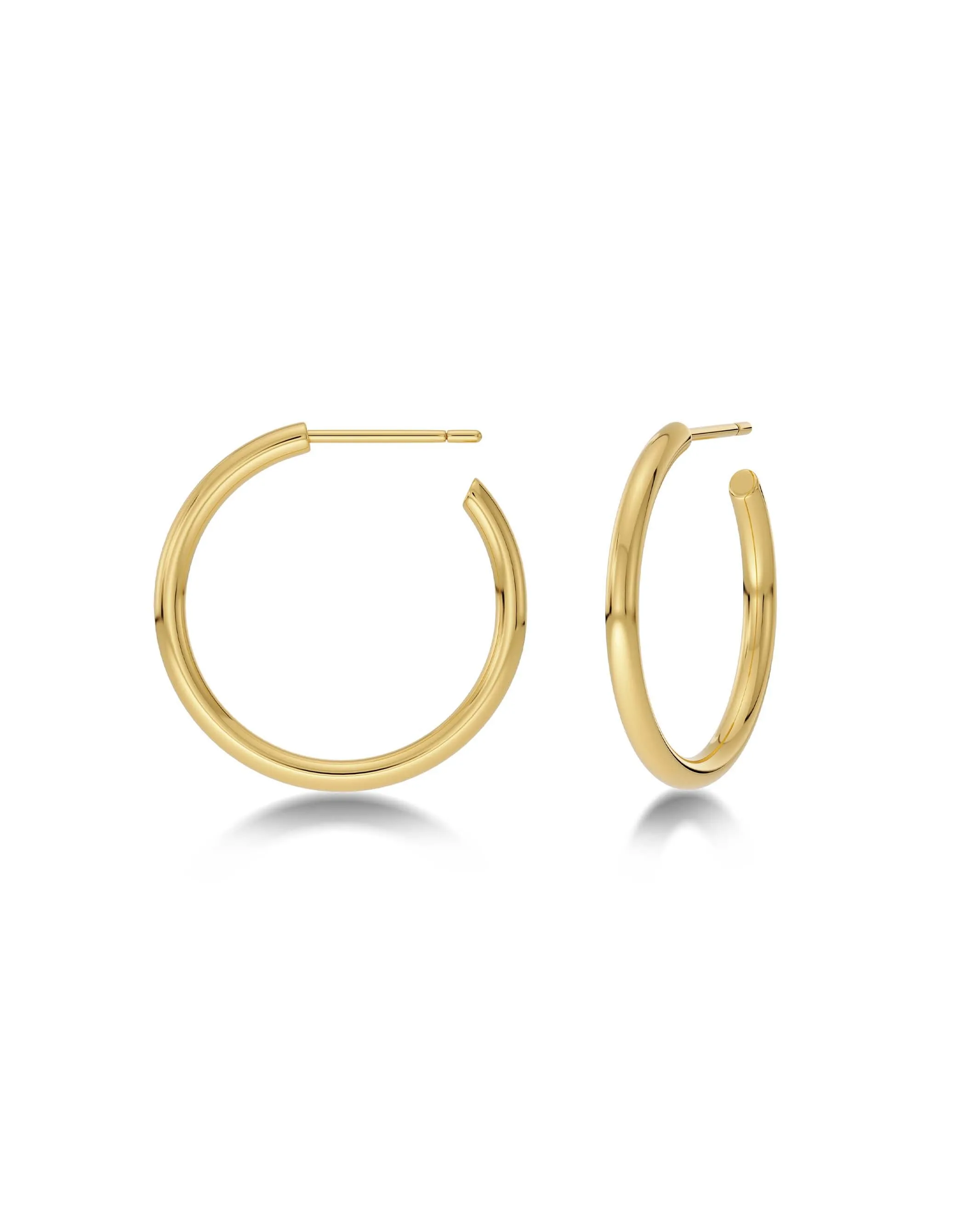 Hoops Earrings Gold Medium