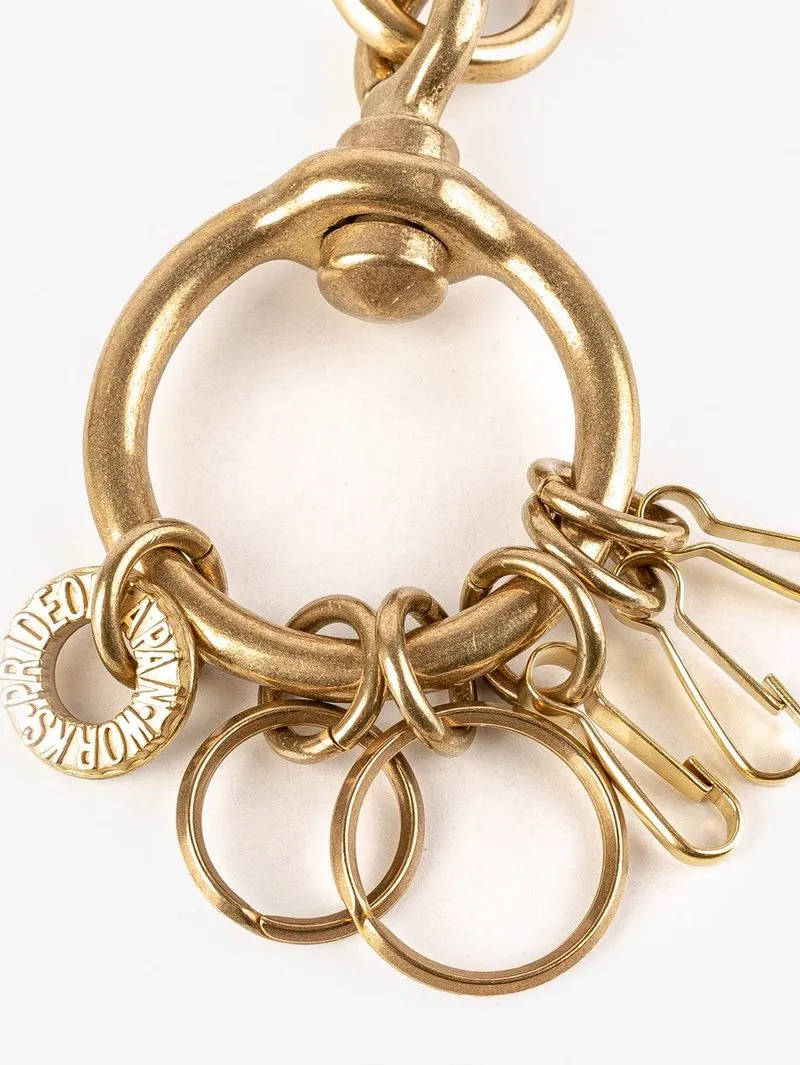 Iron Heart Large Clip with Rings and Clips-Brass