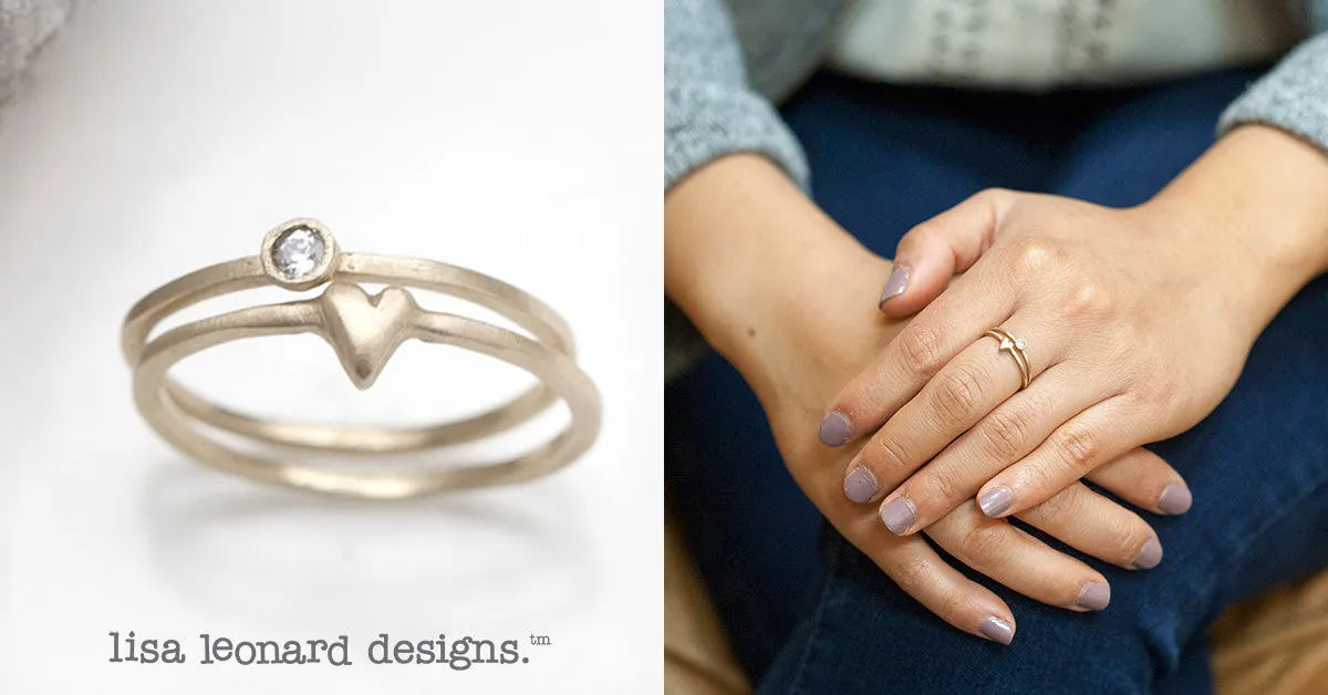 Love & Loss Ring Pair {14K Gold}