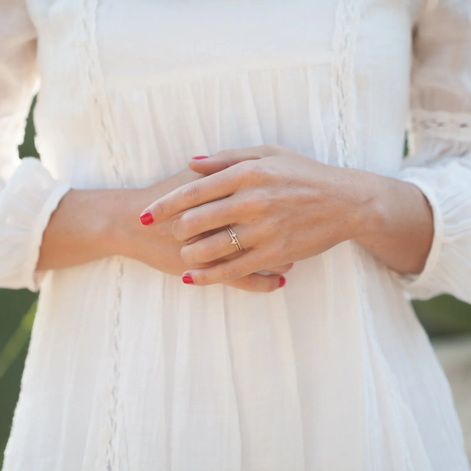 Love & Loss Ring Pair {14K Gold}