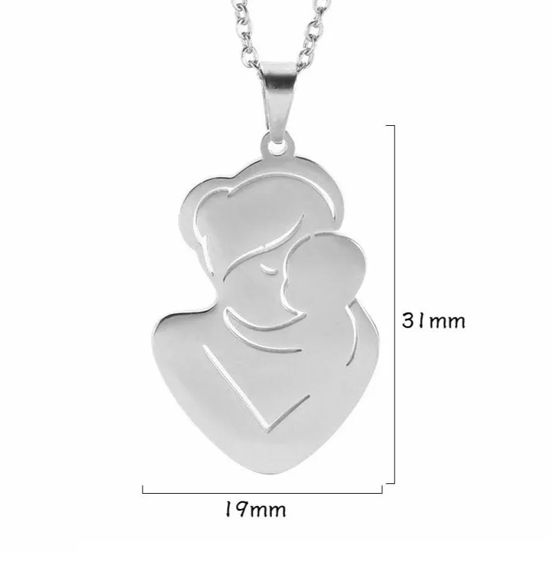Lovely Family Necklaces - Maternal love