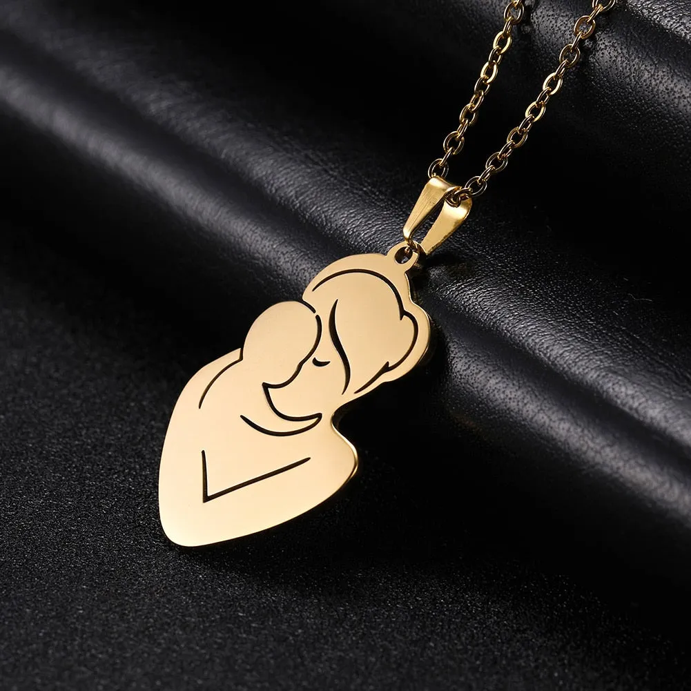 Lovely Family Necklaces - Maternal love