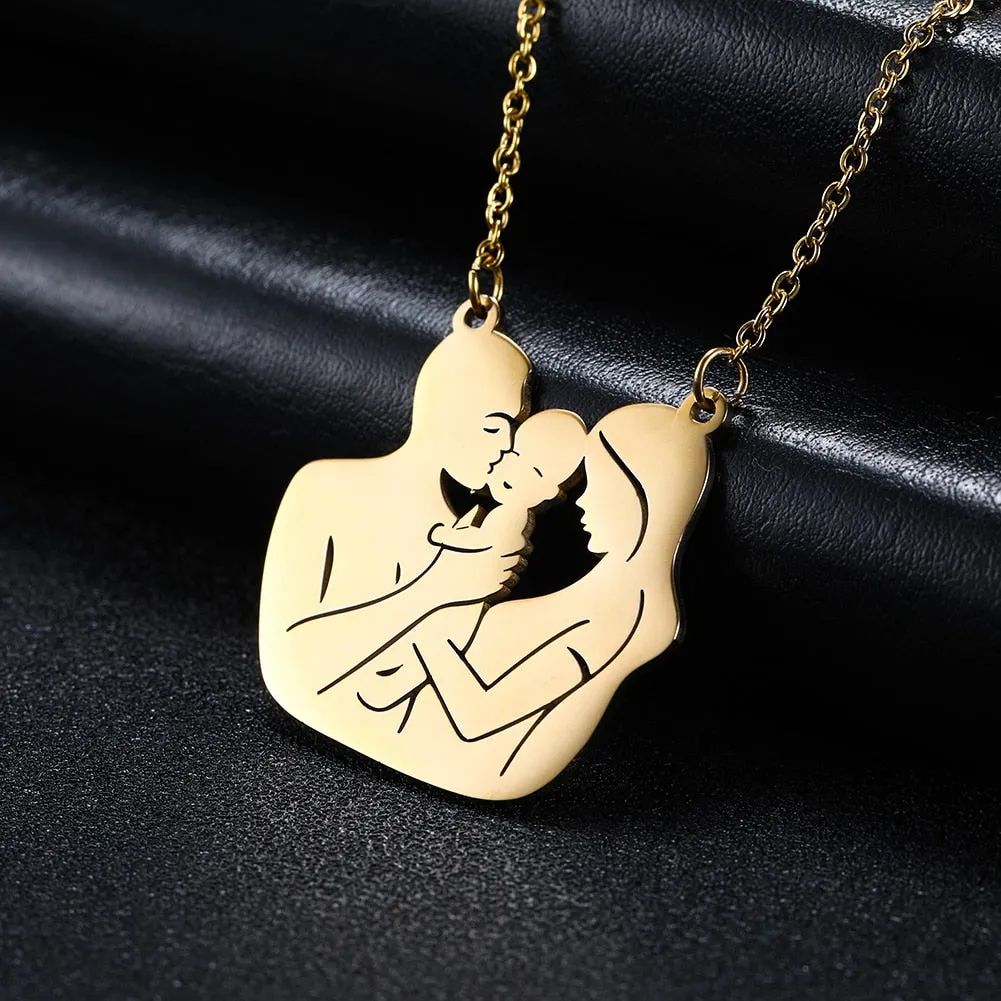 Lovely Family Necklaces - Maternal love