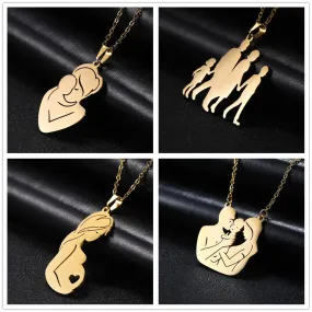 Lovely Family Necklaces - Maternal love